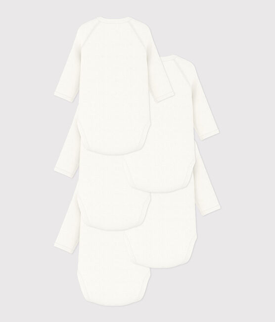 Lot de 5 bodies croisés manches longues en coton variante 1
