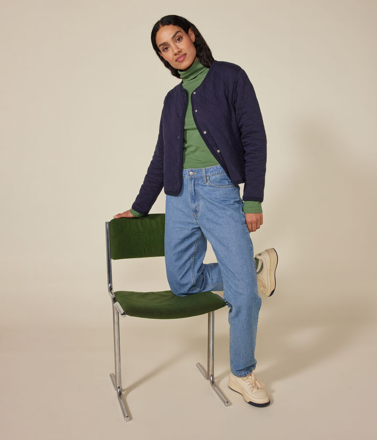 Cardigan en tubique Femme bleu SMOKING