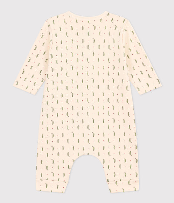 Lang pakje van fleece voor baby's wit AVALANCHE/ MULTICO