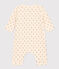 Lang pakje van fleece voor baby's wit AVALANCHE/ MULTICO