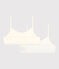 Lot de 2 brassières à pois en coton et élasthanne petite fille variante 1