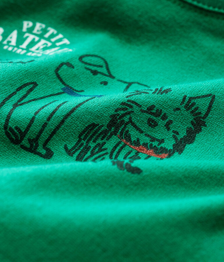 T-shirt met lange mouwen babyjongen groen