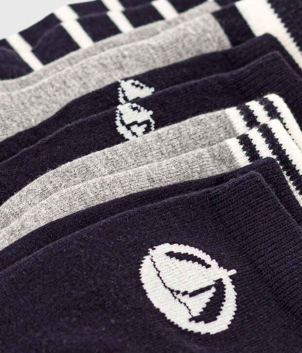 5 paar katoenen kindersokken met print multicouleur