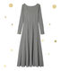 Robe longue femme à manches longues. Petit bateau x Marie-Agnès Gillot