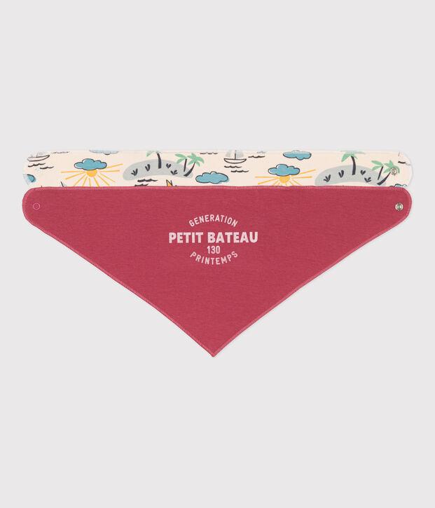 Lot de 2 bandanas explorateurs b&eacute;b&eacute; multicouleur