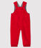 Lange salopette babyjongen rood TERKUIT
