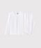 Pyjama petite fille en coton fin blanc ECUME