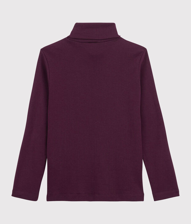 Katoenen meisjes/jongens ondertrui purper