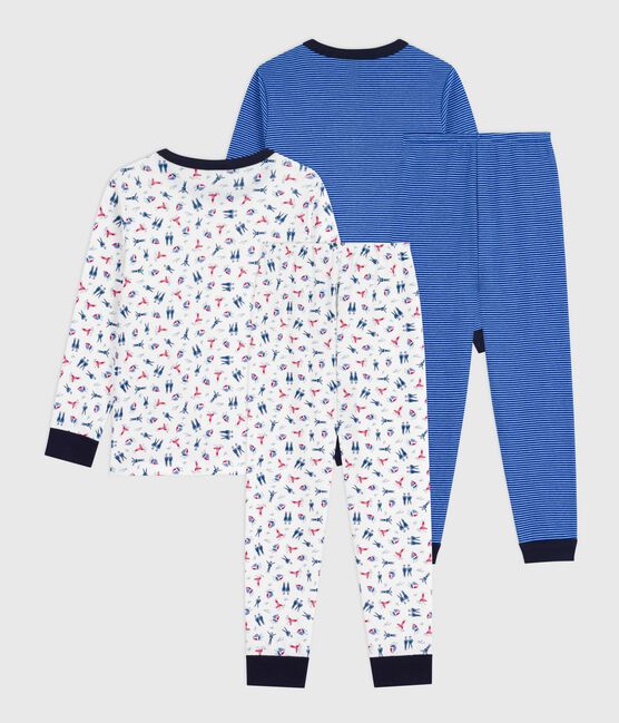 Setje met katoenen kinderpyjama's met print variante 1