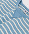 Katoenen sweatshirt met marinestrepen voor dames AZUL/ MONTELIMAR