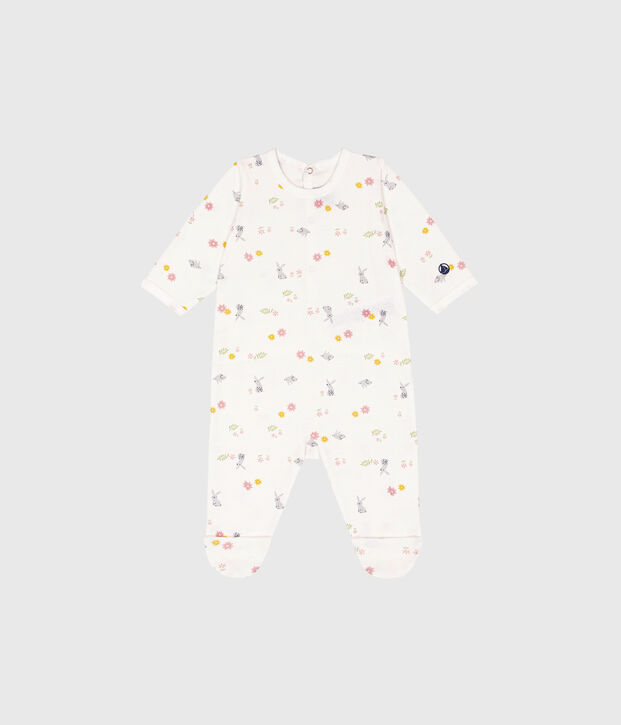 Dors bien en coton blanc/jaune/multicouleur