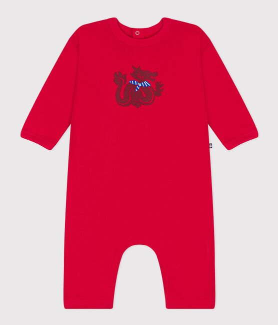 Lang pakje van molton voor baby's rood CORRIDA
