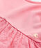Jurk met vlindermouwen voor babymeisjes roze PETAL