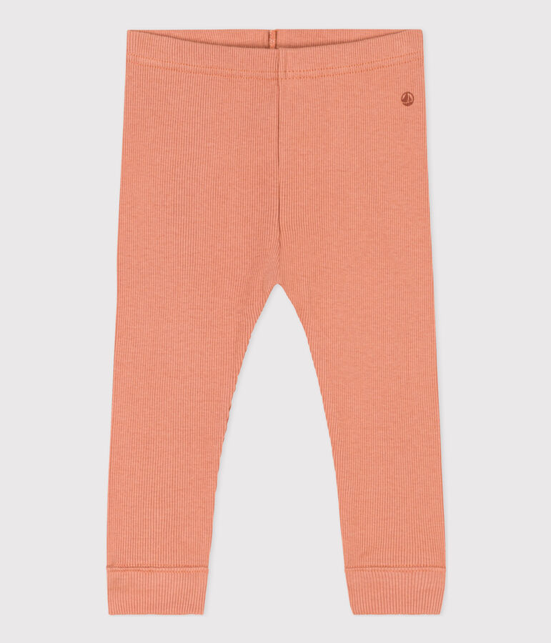 Legging en coton b&eacute;b&eacute; rose