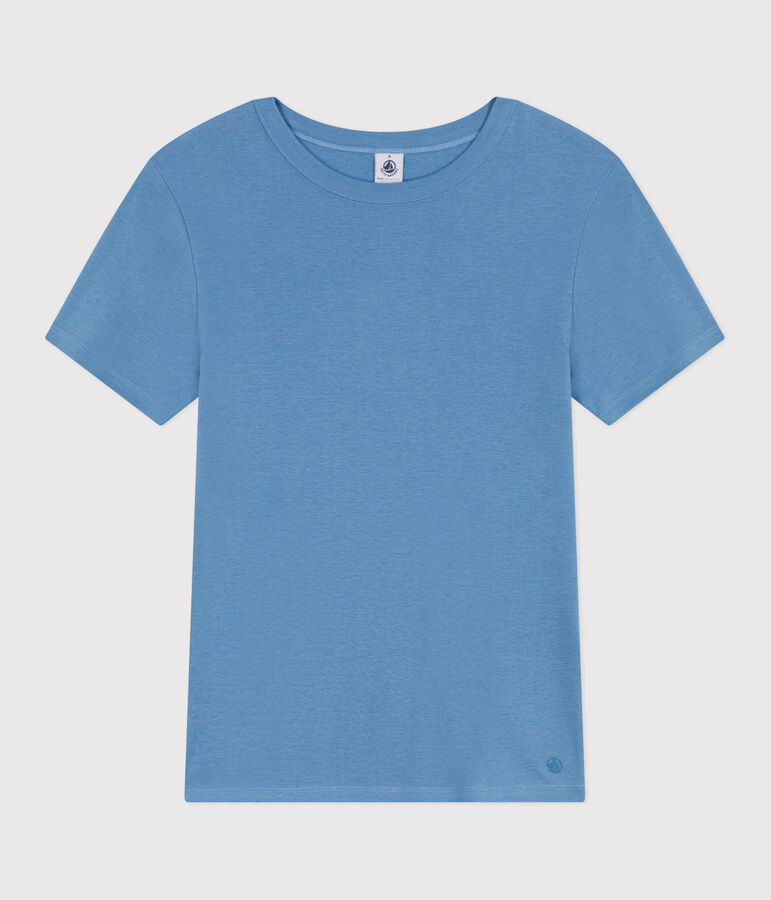Tee-shirt Femme l'Iconique en coton uni bleu