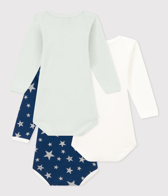 Set van 3 glow-in-the-dark babyrompertjes van katoen variante 1