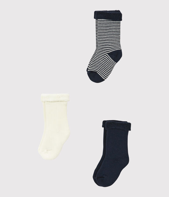 Drie sokjes voor baby's van tricot variante 3