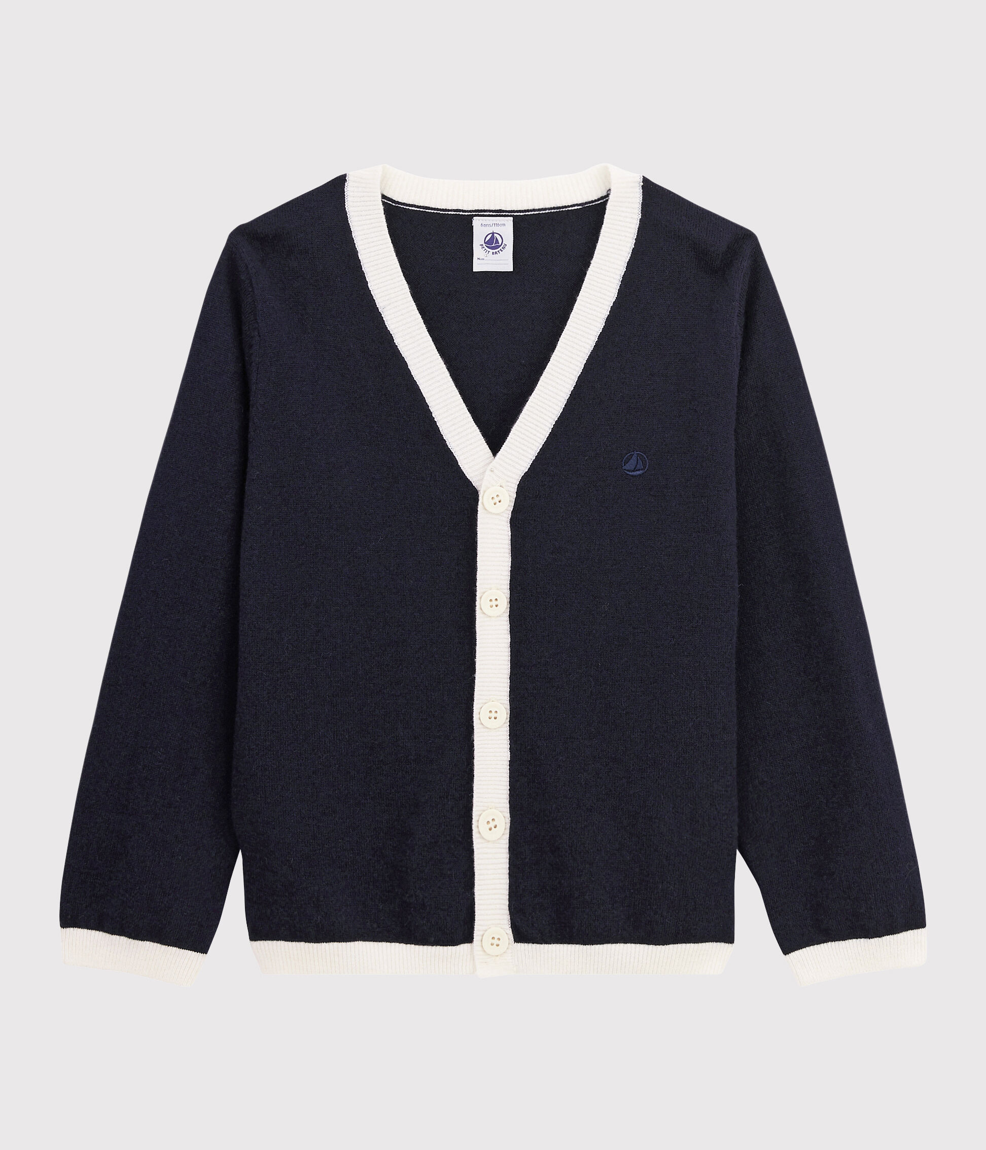 Cardigan Petit Bateau Pour Fille - Coton Point Fantaisie - Marque Française Emblématique