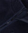 Veste bébé en sherpa recyclée bleu SMOKING