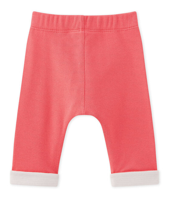 Pantalon bébé garçon réversible rose Gloss