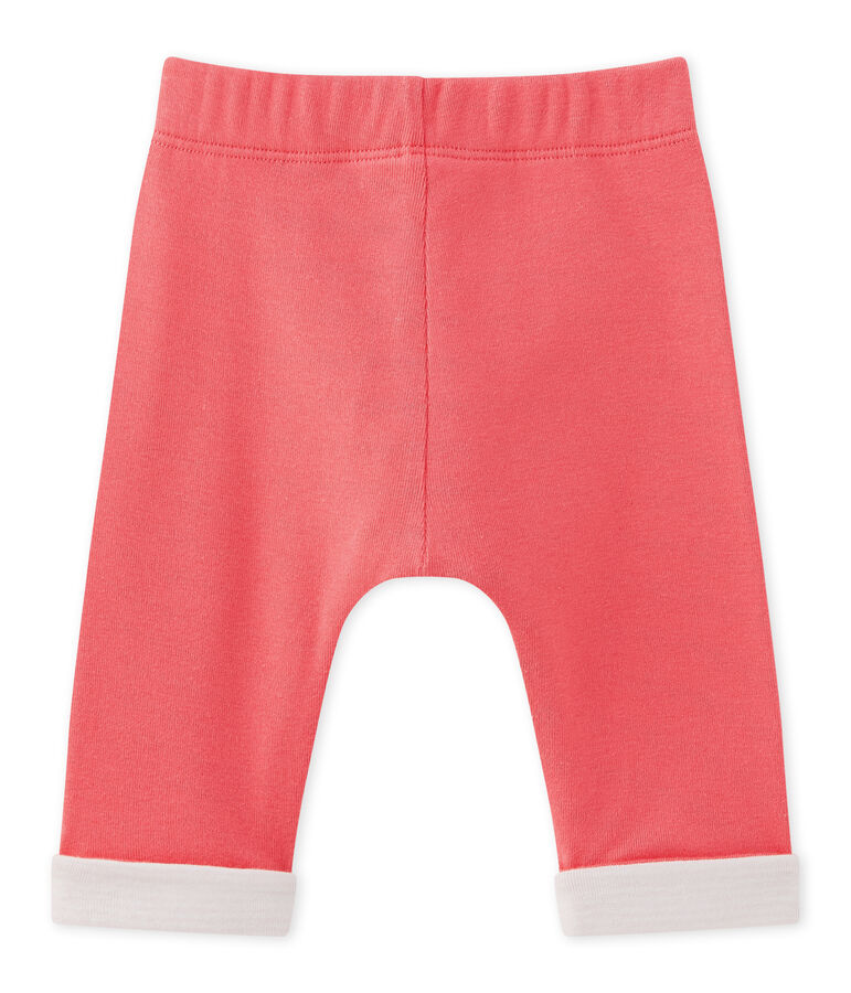 Omkeerbare broek voor babyjongens roze Gloss