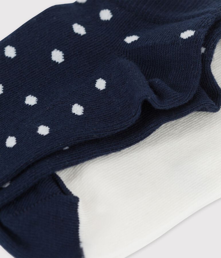 Set van 2 paar meisjessokken multicouleur