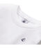 Jongens-T-shirt met lange mouwen in katoenflanel wit Ecume