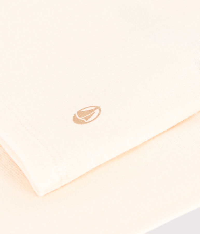 Cardigan en coton enfant fille &eacute;cru