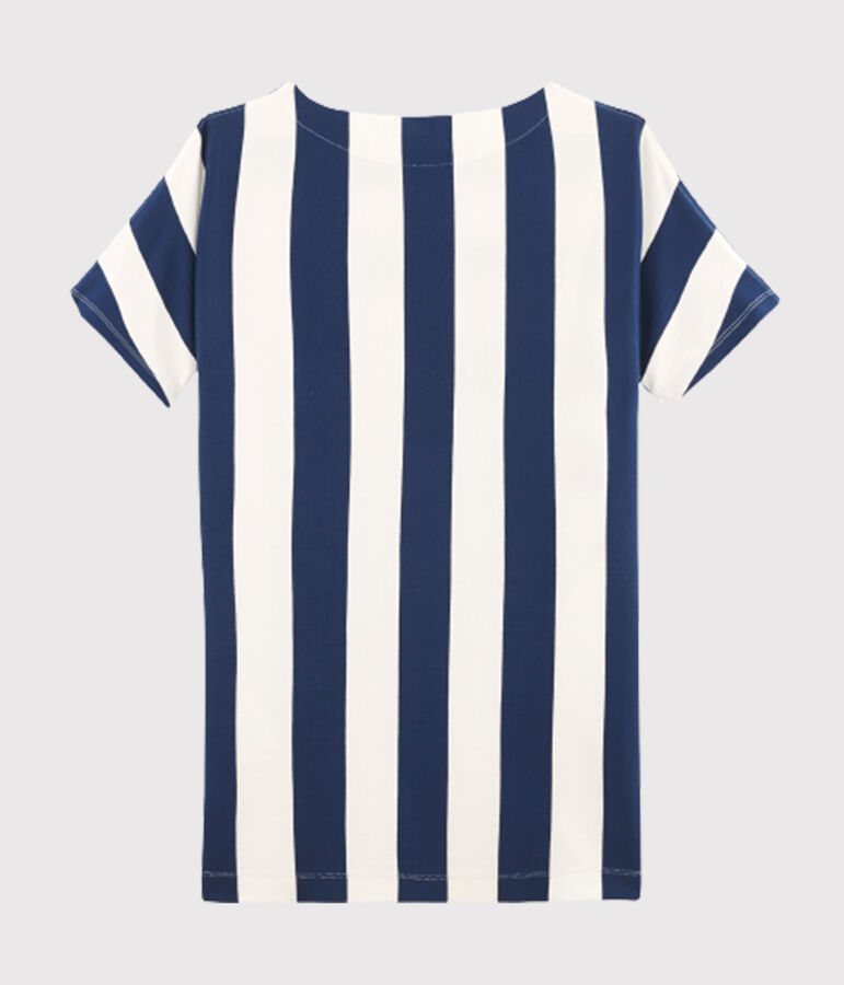 Jurk blauw MEDIEVAL/wit MARSHMALLOW