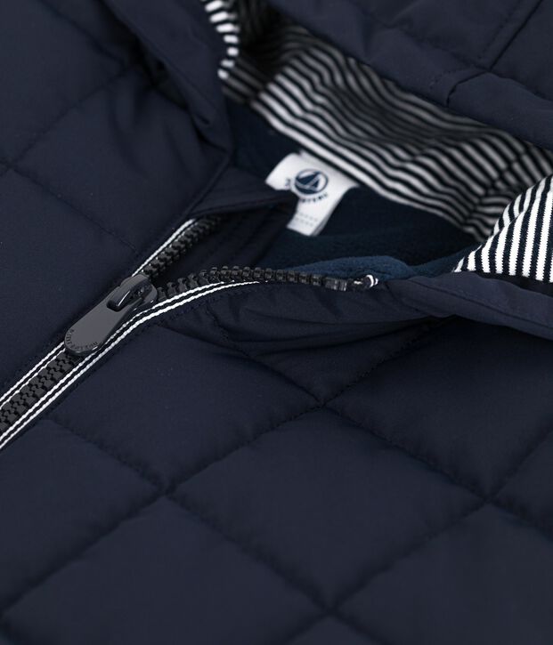 Effen dunne bodywarmer blauw