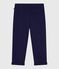 Pantalon enfant en coton bleu SOIR
