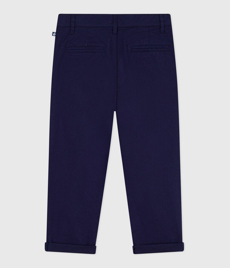 Pantalon enfant en coton bleu