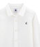 Chemise en lin / coton garçon blanc LAIT