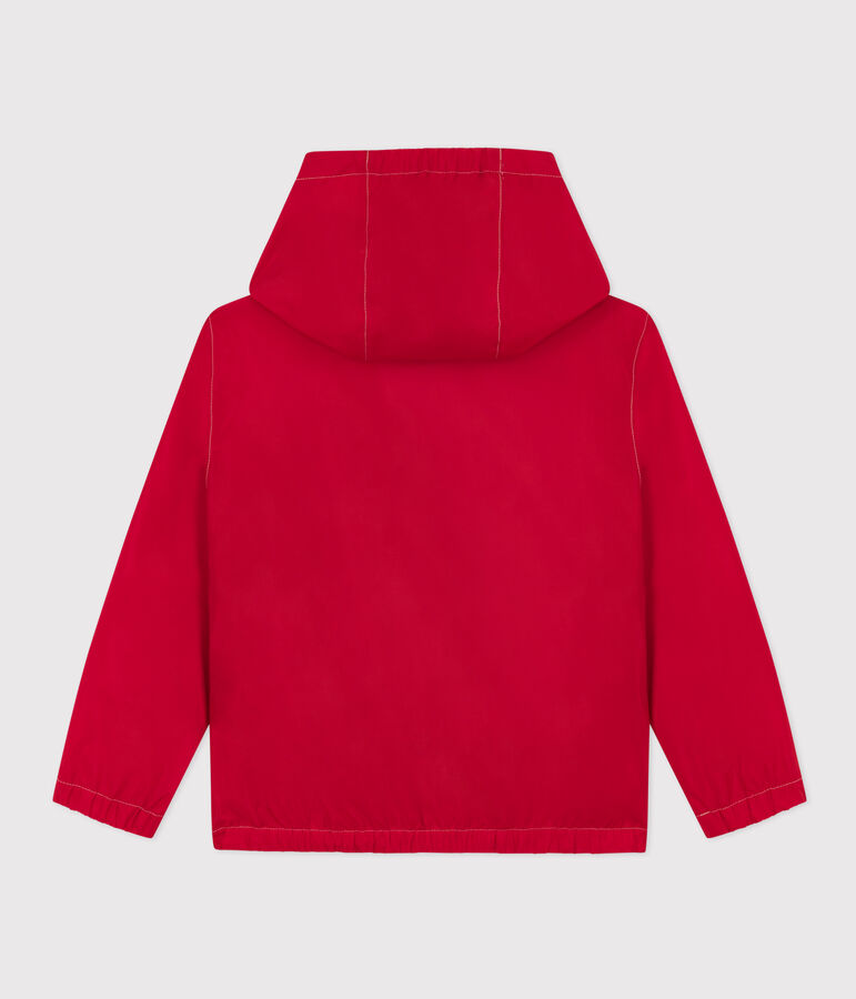 Windstopper van gerecycleerd polyester voor jongens/meisjes rood
