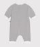 Gestreept babypakje in tubic wit MARSHMALLOW/blauw SMOKING