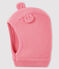Effen bivakmuts voor baby meisje/jongen roze CHEEK