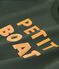 Sweatshirt bedrukt in fleece voor jongens en meisjes groen AVORIAZ