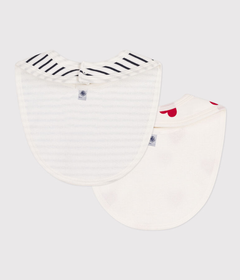 LOT DE 2 BAVOIRS B&Eacute;B&Eacute; EN COTON multicouleur