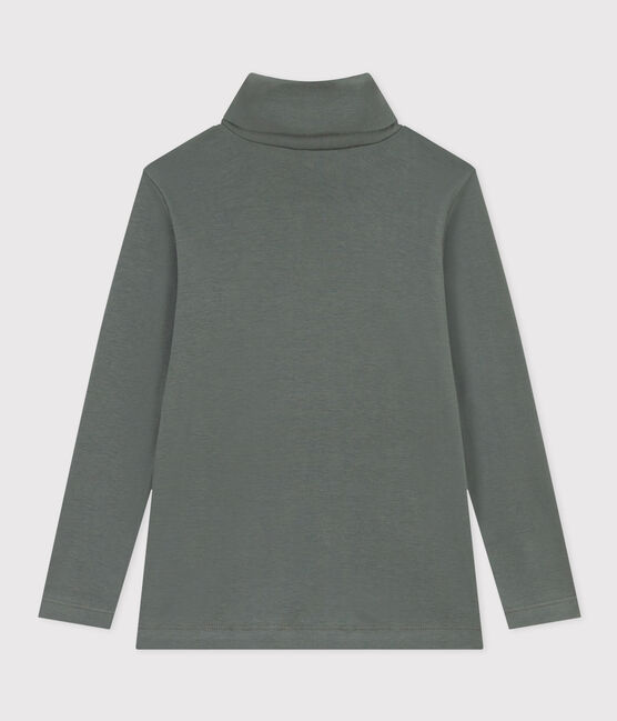 Sous-pull en coton enfant fille / garçon vert THUYA
