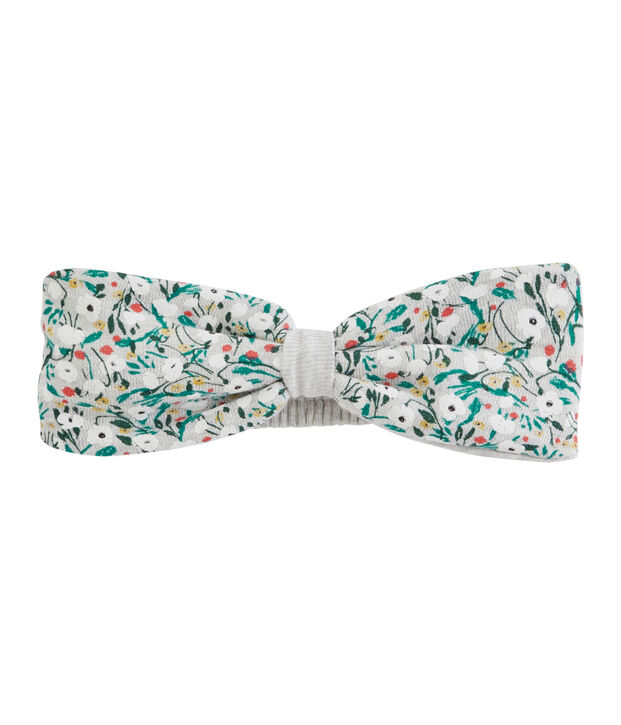 Haarband voor baby meisje grijs/multicouleur