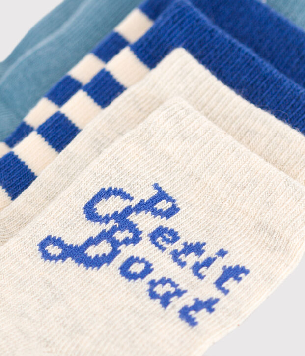 Lot de 3 paires de chaussettes Petit Boat b&eacute;b&eacute; multicouleur