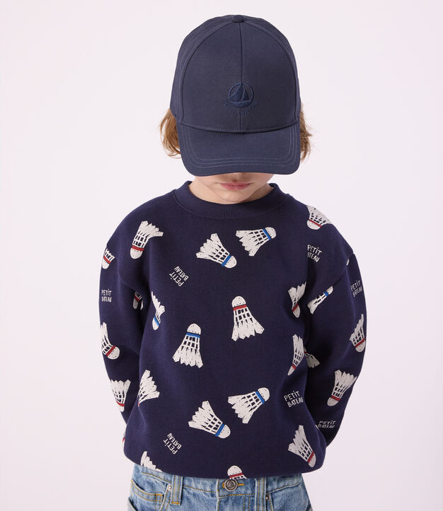 Casquette enfant unie bleu bleu marine