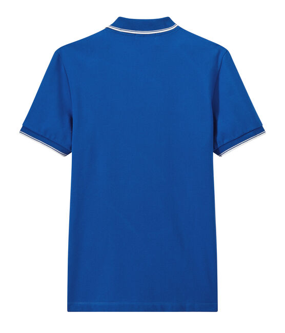 Herenpolo met korte mouwen blauw RIYADH