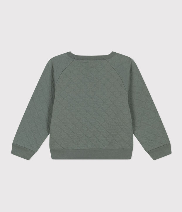 Jongensweatshirt in doorgestikte tubic THUYA