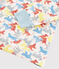 FMolton pyjama met kattenprint voor jongetjes wit MARSHMALLOW/wit MULTICO