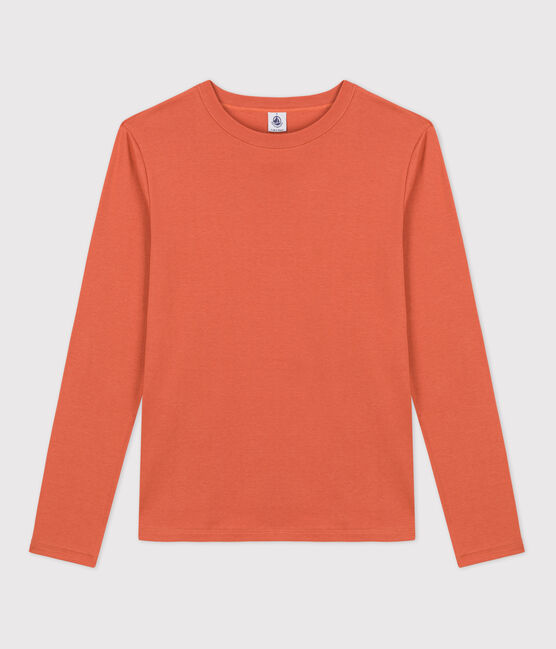 Tee-shirt L'ICONIQUE col rond en coton Femme rose BRANDY