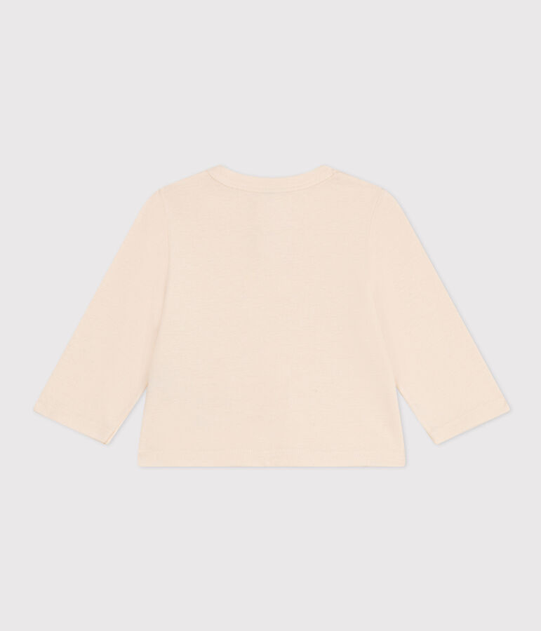 Katoenen babycardigan ecru