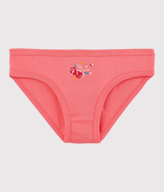 Culotte petite fille en coton rose CUPCAKE