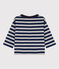 T-shirt met lange mouwen voor baby's van katoen blauw MEDIEVAL/ FUMEE
