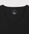 Licht geribd Dames T-shirt zwart NOIR